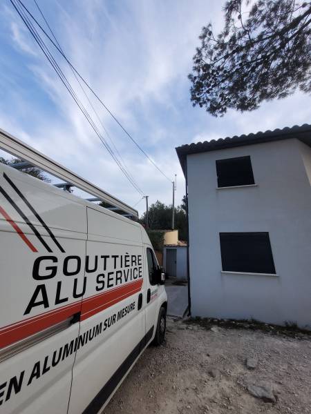 Installation de sous en faces aluminium